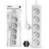 Удлинитель 5х3м с заземл. 10А 3х1.5 TOKOV LIGHT TKL-C01-BU5-3-1.5-Z