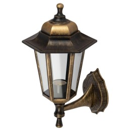 Светильник садово-парковый "Леда1" НБУ 06-60-001 настенный шестигран. под бронзу Эра Б0048115