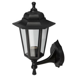 Светильник садово-парковый "Леда1" НБУ 06-60-001 настенный шестигран. черн. Эра Б0048114