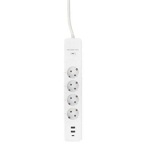 Удлинитель умный 4х1.8м 16А IP20 Connect PRO Wi-Fi 3хUSB с выкл. с управлением по Wi-Fi PRO PROxima