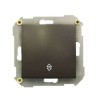 Переключатель проходной 1-кл. СП Simon 34 10А IP20 механизм графит Simon 34201-038