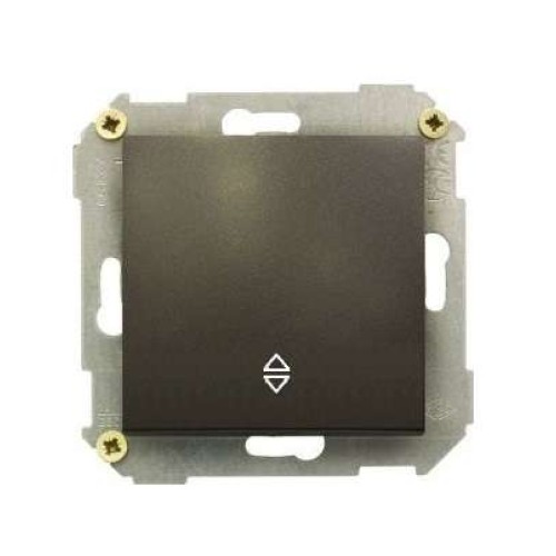 Переключатель проходной 1-кл. СП Simon 34 10А IP20 механизм графит Simon 34201-038