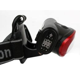 Фонарь налобный LED5382 COB 4 режима 3хLR03 (в компл.) пластик. черн. (открывающ. блист.) Camelion 1