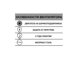 Вентилятор накладной осевой STORM 2п 220В 300мм ERA PRO STORM 300