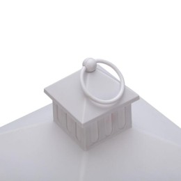 Фонарь декоративный (фигура) с тремя свечами бел. корпус 24х24х40см тепл. бел. Neon-Night 513-071