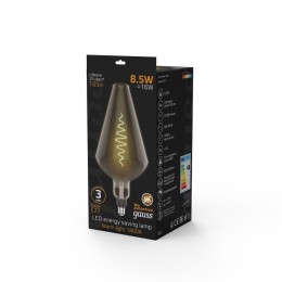 Лампа светодиодная филаментная Black Filament 8.5Вт Vase тонированная 1800К тепл. бел. E27 165лм GAU