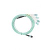 Сборка транковая fan out 1хMPO (мама) Standard-8хLC 8 волокон 50/125 (OM3) 10/40G LSZH 2м длина фурк