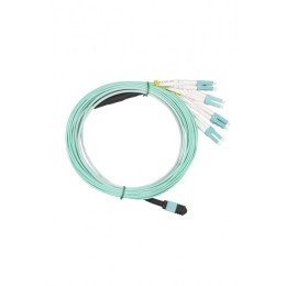 Сборка транковая fan out 1хMPO (мама) Standard-8хLC 8 волокон 50/125 (OM3) 10/40G LSZH 2м длина фурк
