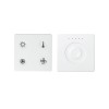 Комплект выключателя 4-кл. сенсорн. + регулятор Т1 KNX; RJ12 бел. Simon82 Sense 8400653-030