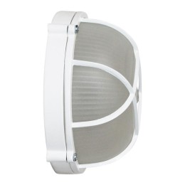 Светильник "Банник" 1302 НПП 03-60-014 1х60Вт E27 IP65 круг малый корпус с решеткой бел. Элетех 1005