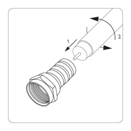 Разъем F RG-59 (уп.100шт) Rexant 05-4002