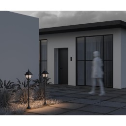 Светильник Abbey Road 1х60Вт E27 IP44 ландшафтный Maytoni O003FL-01B