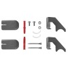 Комплект настенных регулируемых кронштейнов Design 80 серебр. Royal Thermo НС-1402583