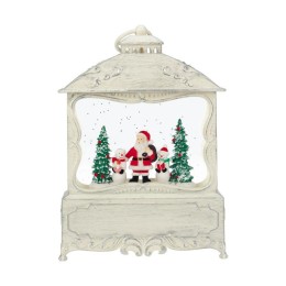 Фонарь декоративный с эффектом снегопада и подсветкой Рождественский лес бел. Neon-Night 501-165