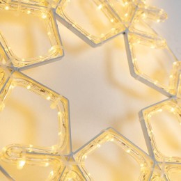 Фигура светодиодная "Снежинка большая" 55х55см 180LED тепл. бел. 22Вт 220-240В IP65 дюралайт Neon-Ni