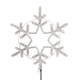 Фигура светодиодная "Снежинка большая" 55х55см 180LED тепл. бел. 22Вт 220-240В IP65 дюралайт Neon-Ni