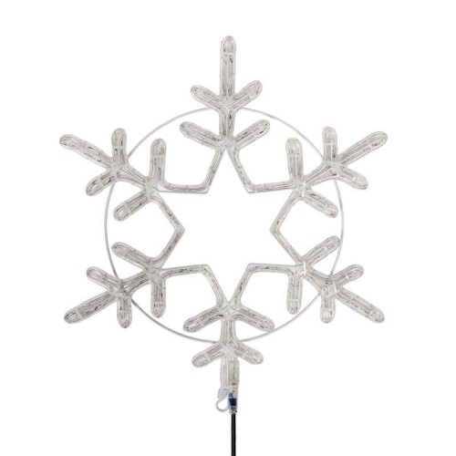 Фигура светодиодная "Снежинка большая" 55х55см 180LED тепл. бел. 22Вт 220-240В IP65 дюралайт Neon-Ni