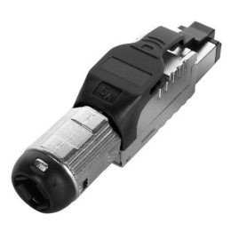 Разъем полевой оконцовки RJ-45 (8P8C) под витую пару для ож кабеля toolless кат. 6A экранир. накручи