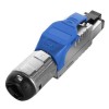 Разъем полевой оконцовки RJ-45 (8P8C) под витую пару для ож кабеля toolless кат. 6A экранир. накручи