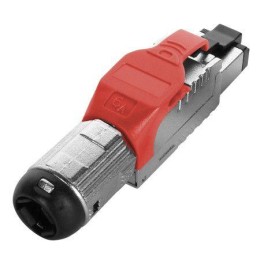 Разъем полевой оконцовки RJ-45 (8P8C) под витую пару для ож кабеля toolless кат. 6A экранир. накручи