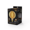 Лампа светодиодная филаментная Black Filament 6Вт G200 шар золотая 2700К тепл. бел. E27 890лм GAUSS