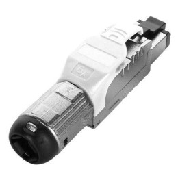 Разъем полевой оконцовки RJ-45 (8P8C) под витую пару для ож кабеля toolless кат. 6A экранир. накручи