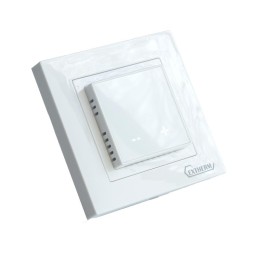 Термостат програмируемый с сенсорными кнопками и датчиком темпер. пола без расписания совместим с ра