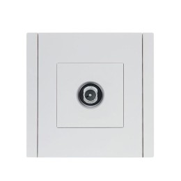 Розетка TV проходная FORTE&PIANO FP229 бел. IEK FP-A10-P-K01