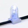 Гирлянда светодиодная "LED ClipLight" 1.5м 665LED син. 80Вт 12В IP65 провод черн. (уп.100м) Neon-Nig