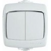 Выключатель 2-кл. ОП Рондо 6А IP44 250В бел. SchE VA56-225B-BI