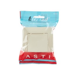 Розетка 1-м СП ASTI 16А IP20 с заземл. с крышкой термопласт в сборе крем. LEZARD 7081-0303-123В