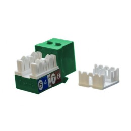 Вставка Keystone Jack RJ45 (8P8C) кат.5E KJ9-8P8C-C5e-90-GN зел. Hyperline 432652