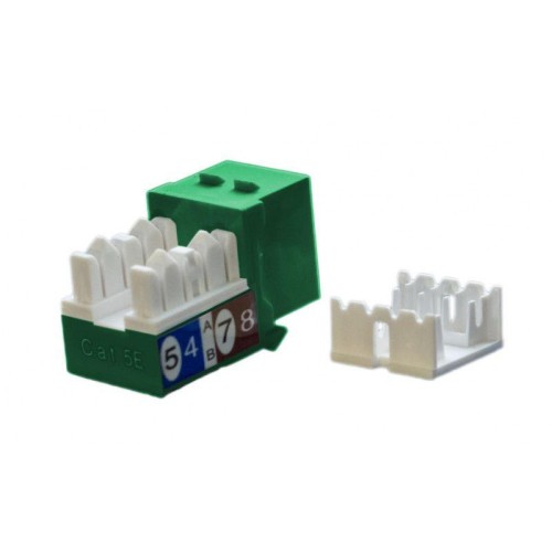 Вставка Keystone Jack RJ45 (8P8C) кат.5E KJ9-8P8C-C5e-90-GN зел. Hyperline 432652