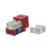 Вставка Keystone Jack RJ45 (8P8C) кат.5E KJ9-8P8C-C5e-90-RD красн. Hyperline 432655