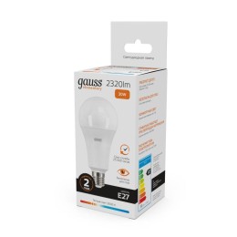 Лампа светодиодная Elementary 30Вт A67 грушевидная 3000К тепл. бел. E27 2320лм GAUSS 73219