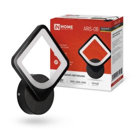 Светильник светодиодный ELEGANT ARISTO-B 15Вт 3000-6500К 1050лм 230В STEP COLOR черн. IN HOME 469061
