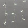 Гирлянда светодиодная "Айсикл" (бахрома) 4.8х0.6м 176LED бел. 230В IP65 эффект мерцания провод ПВХ п