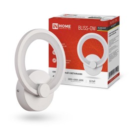 Светильник светодиодный ELEGANT BLISSAR-W 15Вт 3000-6500К 1050лм 230В STEP COLOR бел. IN HOME 469061