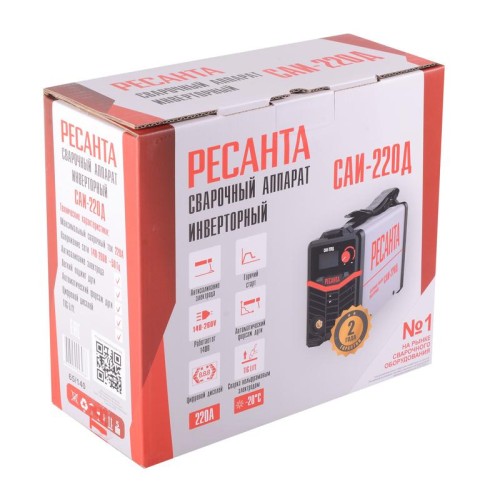 Инвертор сварочный САИ-220Д Ресанта 65/140