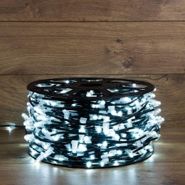 Гирлянда светодиодная "LED ClipLight" 1.5м 665LED бел. 80Вт 12В IP65 провод черн. (уп.100м) Neon-Nig