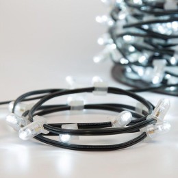 Гирлянда светодиодная "LED ClipLight" 1.5м 665LED бел. 80Вт 12В IP65 провод черн. (уп.100м) Neon-Nig
