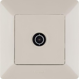 Розетка телевизионная TV 1-м Valena Life 0-2400МГц с топологией "звезда" с лицев. панелью механизм с