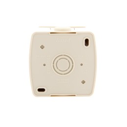 Розетка 1-м ОП Nata 16А IP20 с заземл. с защ. крышкой керамика крем. LEZARD 710-0300-123