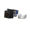 Вставка Keystone Jack RJ45 (8P8C) кат.6 KJ9-8P8C-C6-90-BK черн. Hyperline 432656