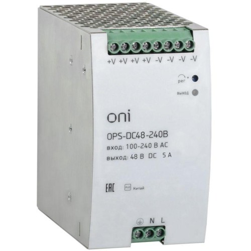 Блок питания OPS 220В AC/48В DC 240Вт ONI OPS-DC48-240B