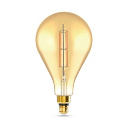 Лампа светодиодная филаментная Black Filament 6Вт PS160 золотая 2700К тепл. бел. E27 800лм GAUSS 179