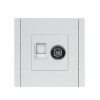 Розетка 2-м TV+RJ45 кат.5E FORTE&PIANO FP236 бел. IEK FP-AK20-1-K01