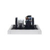 Розетка 2-м TV+RJ45 кат.5E FORTE&PIANO FP236 бел. IEK FP-AK20-1-K01