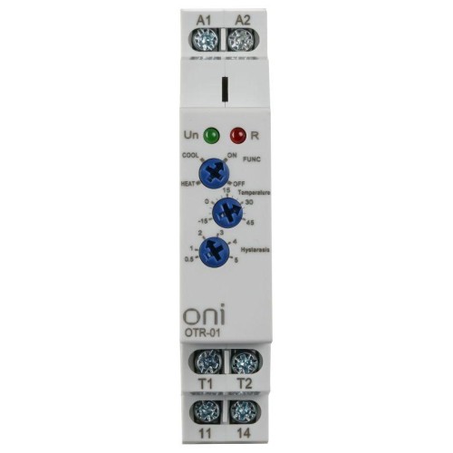 Реле температурное OTR-01 1 конт. 24-240В AC/DC ONI OTR-01-ACDC24-240V
