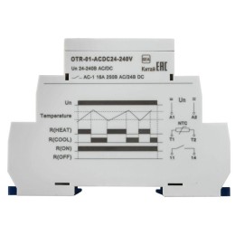 Реле температурное OTR-01 1 конт. 24-240В AC/DC ONI OTR-01-ACDC24-240V